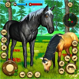 أيقونة Wild Horse Games Survival Sim